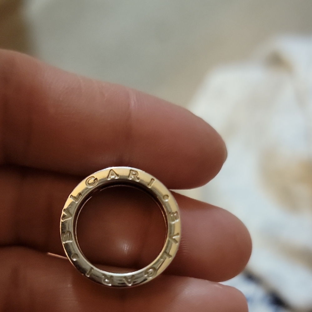 Bulgari Silver and Gold Ring